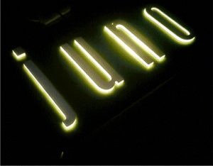 3D illuminated sign Cape Town