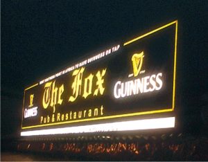Lightbox signage Cape Town