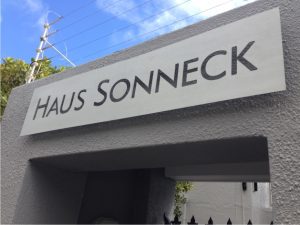 Metal laser cut out sign
