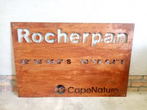 Metal laser cut sign