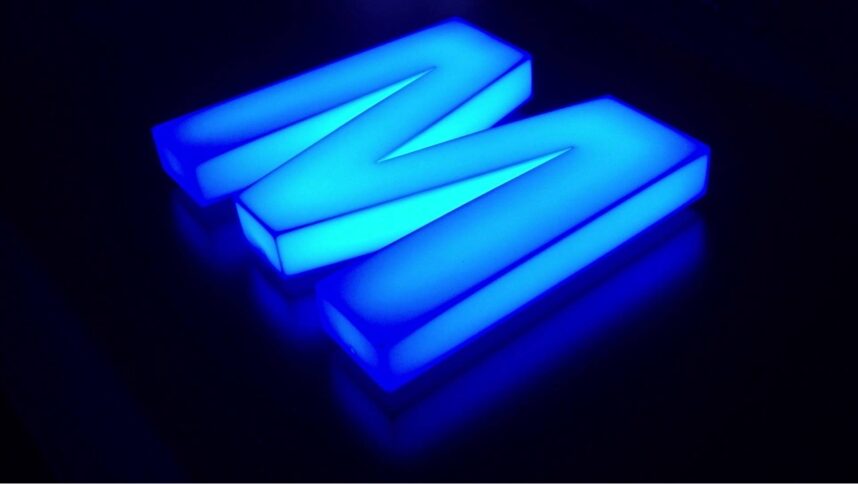 3D illuminated sign